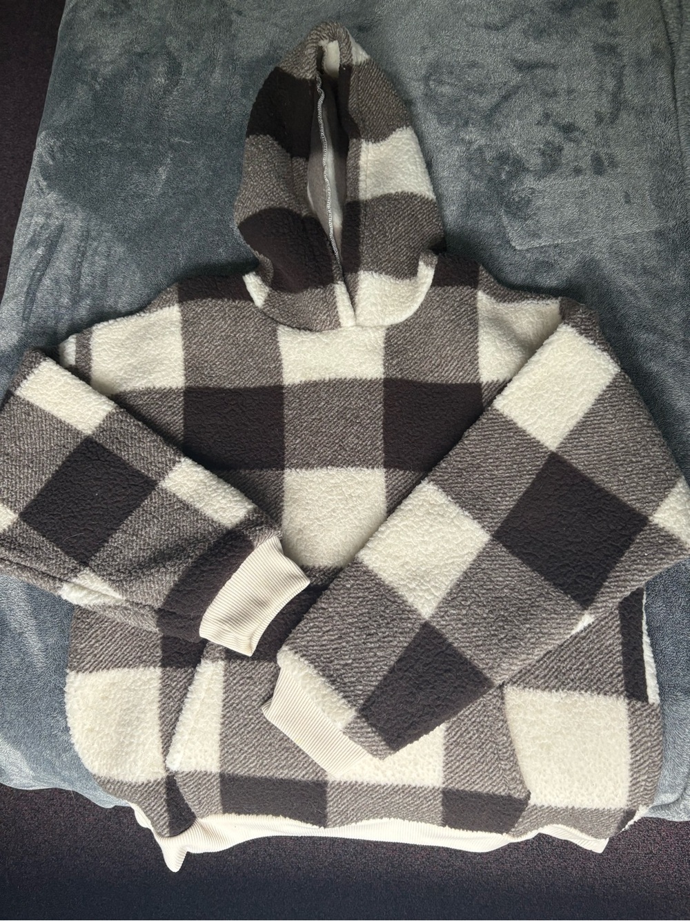 American Eagle Plaid Hoodie